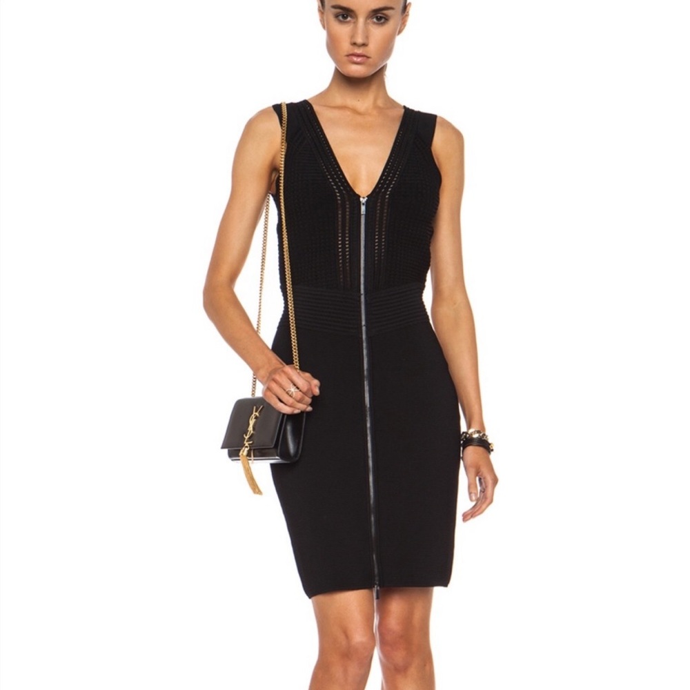 Diane Von Furstenberg - Barcelona Black Bodycon Dress, Small